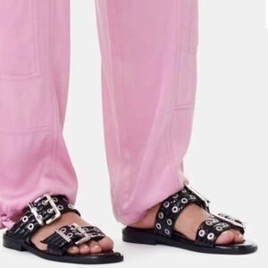 BRAND NEW BRAND NEW GIASONE BUCKLE TWO-STRAP SANDALS